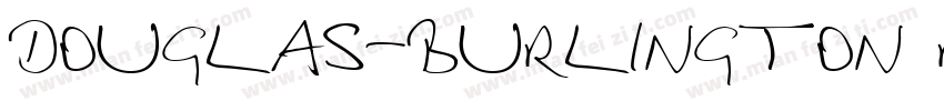 Douglas-Burlington R字体转换
